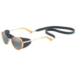 Lunettes De Soleil Vuarnet Glacier Round Ambre Gris Blue Polarlynx