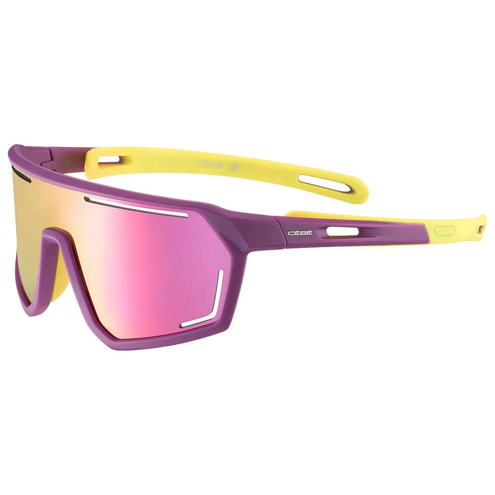 Cébé Lunettes De Soleil Cebe S'Trace Purple Yellow Matte Zone Blue Light Grey Cat.3 Pink 3 Cébé Lunettes De Soleil Cebe S'Trace Purple Yellow Matte Zone Blue Light Grey Cat.3 Pink