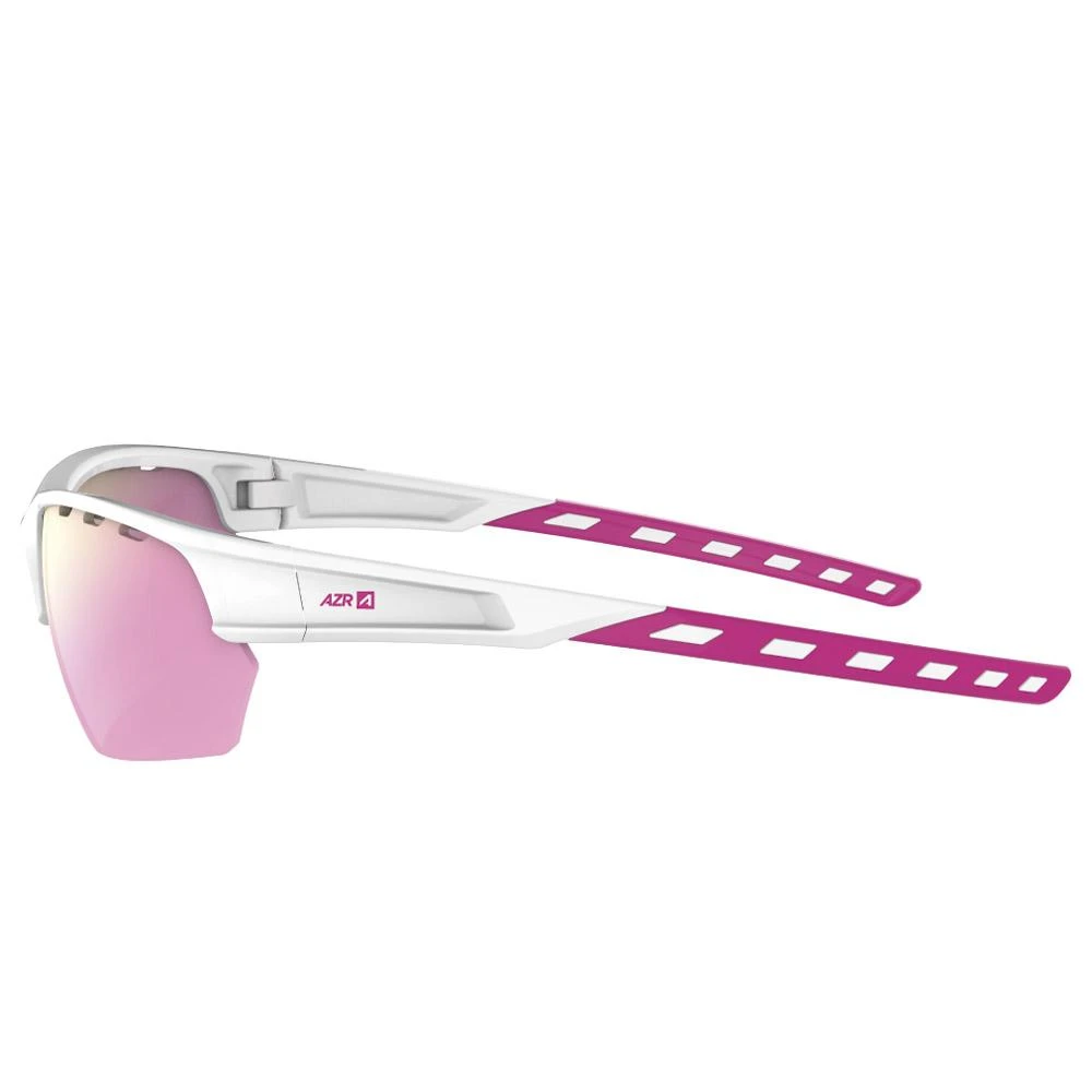 Lunettes De Soleil AZR Izoard Blanche Vernie Fushia Rose Multicouche 6 Lunettes De Soleil AZR Izoard Blanche Vernie Fushia Rose Multicouche – Image 4