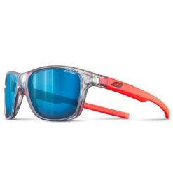 Lunettes De Soleil Julbo Cruiser Gris Translucide Orange Fluo Spectron 3 Multilayer Bleu