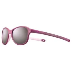Lunettes De Soleil Julbo Boomerang Prune Rose Fluo Spectron 3+ Silver Flash