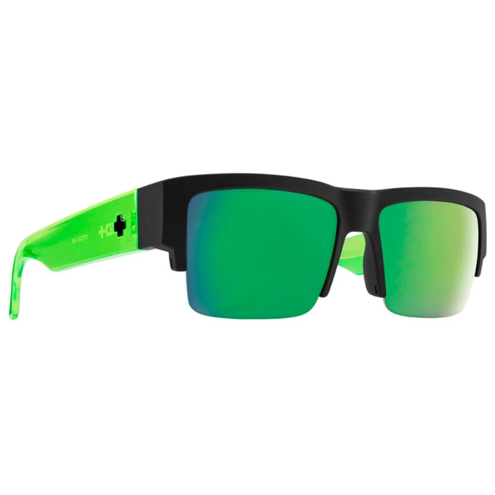 Lunettes De Soleil Spy Cyrus 50/50 Soft Matte Black Translucent Green Happy Gray Green Green Spectra Mirror 3 Lunettes De Soleil Spy Cyrus 50/50 Soft Matte Black Translucent Green Happy Gray Green Green Spectra Mirror