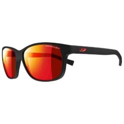 Lunettes De Soleil Julbo Powell Noir Mat Rouge Spectron 3