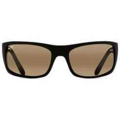Lunettes De Soleil Maui Jim Peahi Noir Mat Caoutchouc Hcl Bronze Minéral Superthin -Maui Jim Boutique 8118c41254b4a677077a5a1a02af85250d90b77d VE16MAUILUN019 2