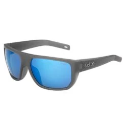 Lunettes De Soleil Bolle Vulture Matte Crystal Grey Hd Polarized Offshore Blue