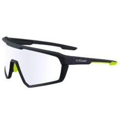 Cébé Lunettes De Soleil Cebe Asphalt Blak Lime Matte Zone Vario Grey Cat.0-3 Blue