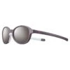 Lunettes De Soleil Julbo Frisbee Aubergine Gris Clair Spectron 3+ Silver Flash