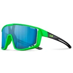 Lunettes De Soleil Julbo Fury S Vert Fluo Noir Spectron 3 Flash Bleu