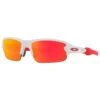 Lunettes De Soleil Oakley Flak Xxs Matte White Prizm Ruby