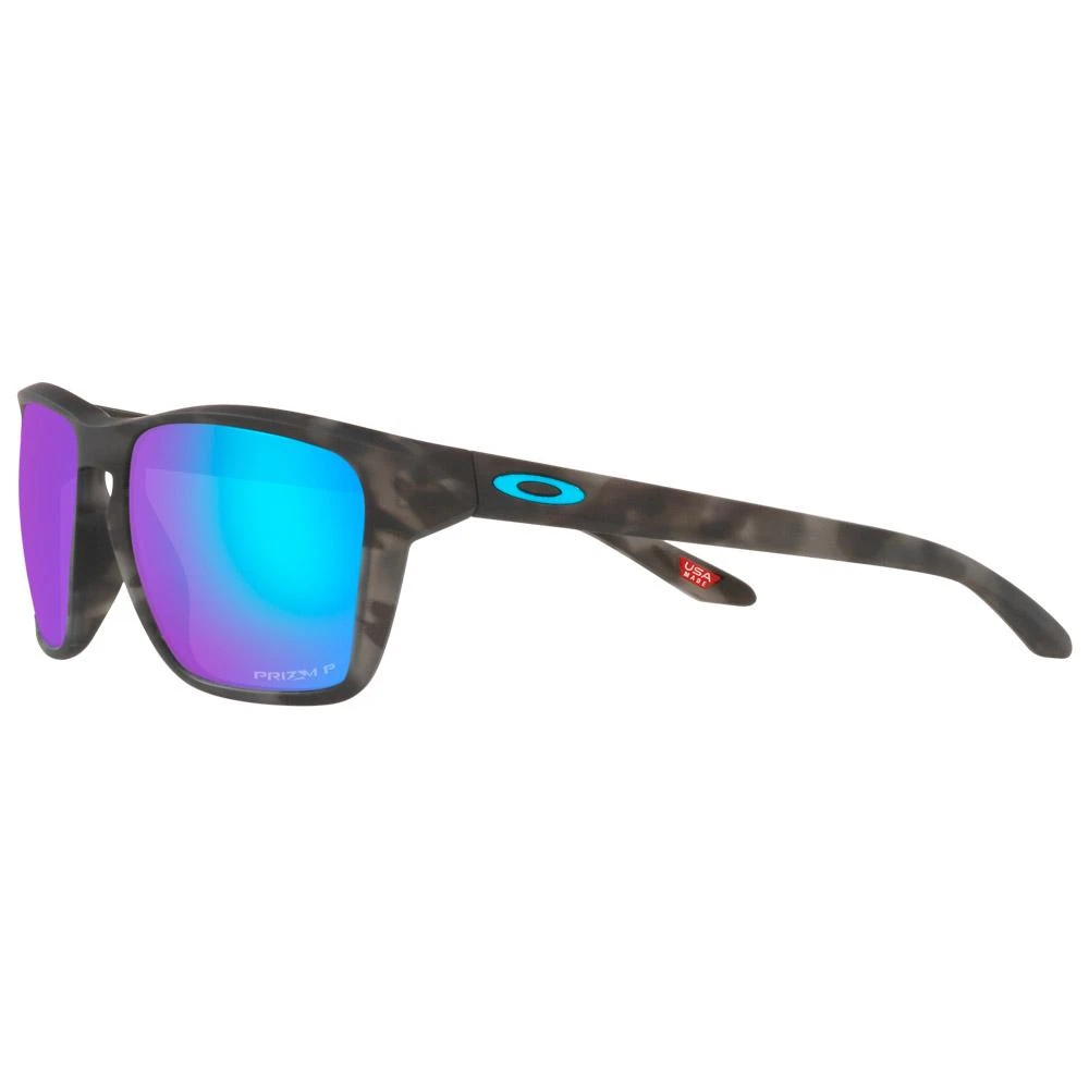 Lunettes De Soleil Oakley Sylas Matte Black Tortoise Prizm Sapphire Polarized 4 Lunettes De Soleil Oakley Sylas Matte Black Tortoise Prizm Sapphire Polarized – Image 2