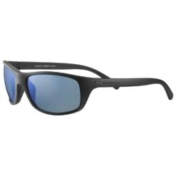 Lunettes De Soleil Serengeti Bormio Matte Black Saturn Polarized 555nm Blue